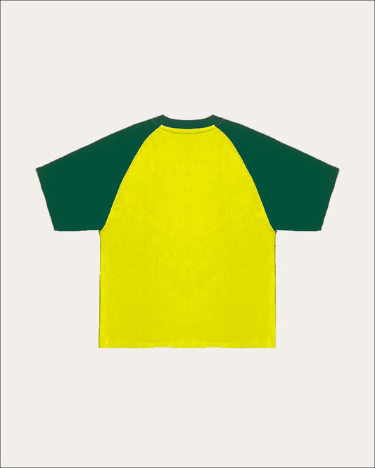 Raglan T-Shirt - Yellow/Red/Green